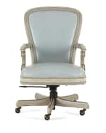 Image 4 of 6: Massoud Lilly Leather Office Chair