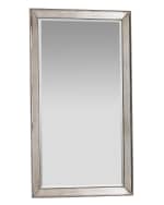 Image 5 of 5: Katherine Noble by BMC Antiqued-Silver Beaded Floor Mirror