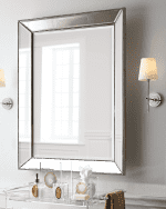 Image 2 of 3: Katherine Noble by BMC Beaded Wall Mirror, 26"W