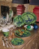 Image 2 of 3: GINORI 1735 Oriente Italiano Salad Plate, Malachite