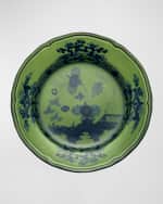 Image 1 of 3: GINORI 1735 Oriente Italiano Salad Plate, Malachite
