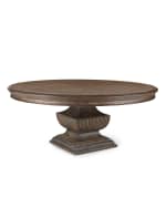 Image 2 of 3: Hooker Furniture Rhapsody Round Dining Table 72"