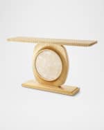Image 4 of 6: Global Views  Opera Fluted Console Table