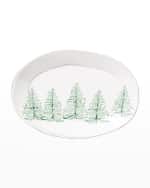 Image 1 of 3: Vietri Lastra Holiday Oval Platter