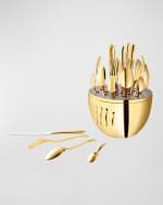 Image 3 of 4: Christofle 24-Piece Gold Mood Flatware Service