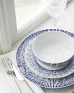 Image 2 of 4: Neiman Marcus 12-Piece Drizzle Dinnerware Set