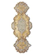 Image 2 of 2: Kim Seybert Metallic Baroque Table Runner
