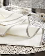 Image 2 of 3: Chilewich Metallic Lace Placemat