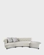 Image 1 of 4: Haute House Aria Mirrored Sectional