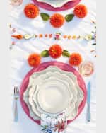 Image 2 of 4: Juliska Berry & Thread Whitewash Scalloped Charger 