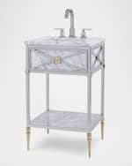 Image 5 of 6: Ambella Napoleon Petite Sink Chest