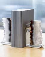 Image 2 of 3: ANNA New York FIM Agate Druzy Bookends