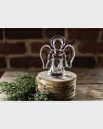 Image 3 of 3: Simon Pearce Small Glass Angel