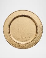 Image 2 of 2: Michael Aram Hammertone Goldtone Charger