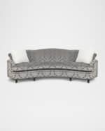Image 1 of 6: Haute House L'Amour Damask Sofa 118"