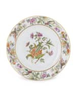Image 1 of 3: Vista Alegre Paco Real Flower Soup Plate