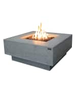 Image 2 of 2: Elementi Manhattan Outdoor Fire Pit Table with Propane Gas Assembly