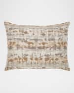 Image 1 of 2: Fino Lino Linen & Lace Bebe King Sham