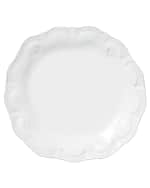 Image 1 of 3: Vietri Incanto Stone Lace Dinner Plate, White