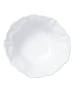 Image 1 of 2: Vietri Incanto Stone Lace Cereal Bowl, White