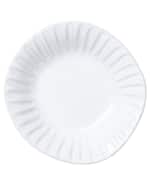 Image 1 of 3: Vietri Incanto Stone Stripe Pasta Bowl, White