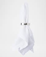 Image 2 of 2: Juliska Puro Metal Nickel Napkin Ring