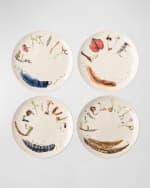 Image 1 of 5: Juliska Forest Walk Tidbit Plates, Set of 4