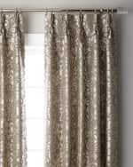 Image 1 of 2: Misti Thomas Modern Luxuries Bellantine 3-Fold Pinch Pleat Blackout Curtain Panel, 132"