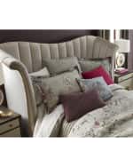 Image 4 of 5: Haute House Moira Channel-Tufted California King Bed