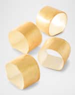 Image 2 of 2: Four 1.5"Dia. Capiz Shell Napkin Rings