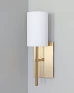Image 3 of 3: Crystorama Veronica 1-Light Sconce