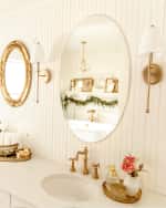 Image 3 of 5: Crystorama Riverdale 1-Light Sconce with Shade