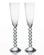 2-pc Vega Champagne Flute by American Cut Brilliant Polished