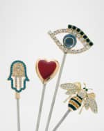 Image 2 of 3: Joanna Buchanan Lucky Charm Cocktail Picks