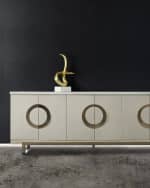 Image 4 of 5: Hooker Furniture Sofia 6-Door Entertainment Console