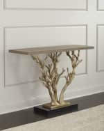 Image 3 of 3: Ambella Woodland Ornate Console Table