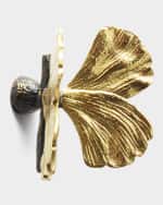 Image 3 of 4: Michael Aram Butterfly Ginkgo Medium Knob