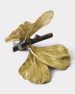 Image 4 of 4: Michael Aram Butterfly Ginkgo Medium Knob