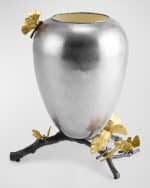 Image 4 of 6: Michael Aram Butterfly Ginkgo Vase, Medium