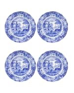 Image 1 of 2: Spode Blue Italian Dinner Plates, Set of 4