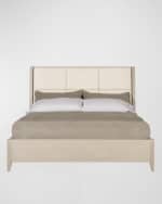 Image 1 of 7: Bernhardt Axiom Quilted Panel Queen Bed