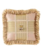 Image 1 of 2: Sweet Dreams Delilah Square Pillow with Butterfly Center