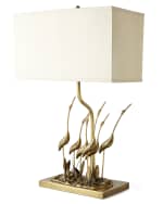Image 4 of 4: Neiman Marcus Gathering of Cranes Lamp