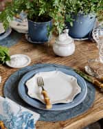 Image 3 of 6: Juliska Berry & Thread Chambray Dinner Plate