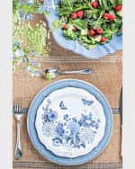 Image 5 of 6: Juliska Berry & Thread Chambray Dinner Plate