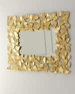 Image 4 of 4: Jamie Young Ginkgo Leaf Mirror