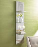 Image 2 of 3: Mirrored Shelf Wall Panel