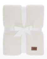 Image 2 of 5: UGG Ana Reversible Cozy Knit Throw Blanket