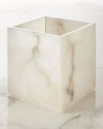 Image 1 of 4: Kassatex Alabaster Wastebasket