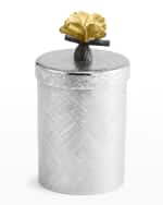Image 1 of 4: Michael Aram Butterfly Ginkgo Round Container